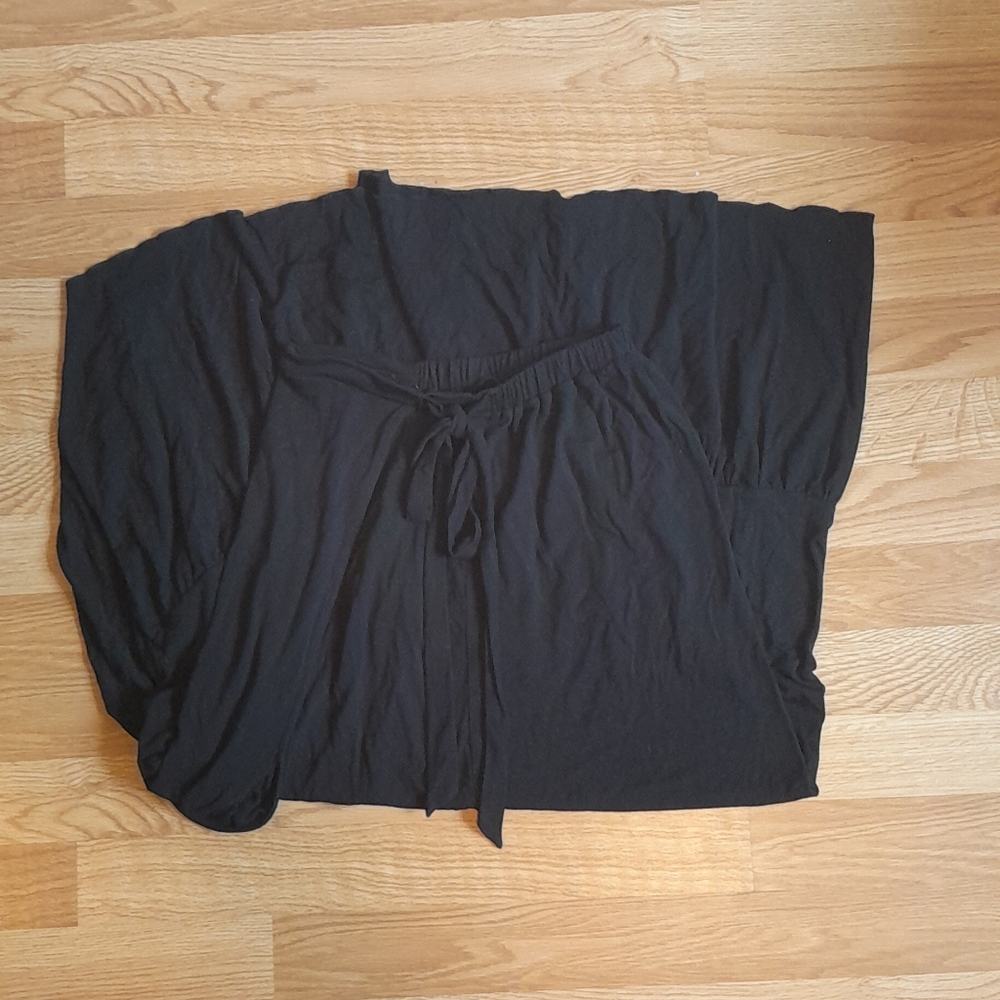 Flowy Black Maxi Skirt